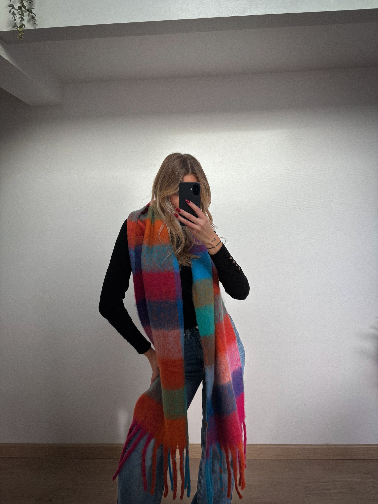 Come colorée - Écharpe oversize