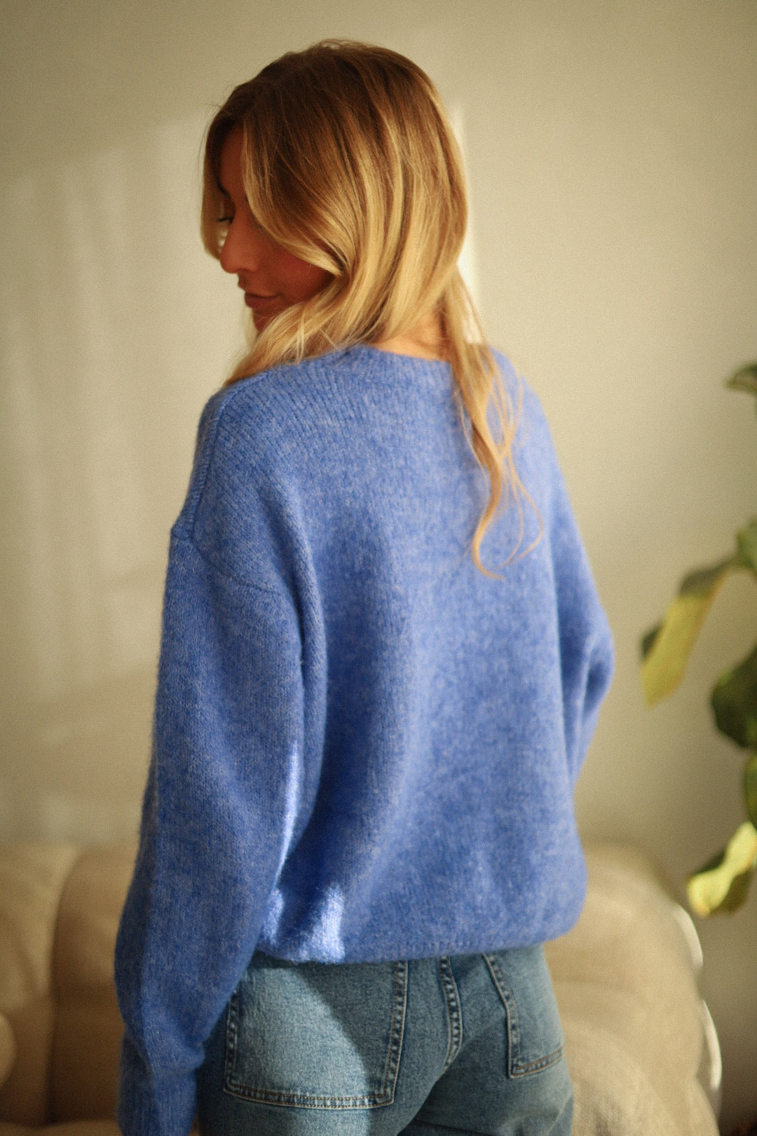 Leny bleu - Pull doux