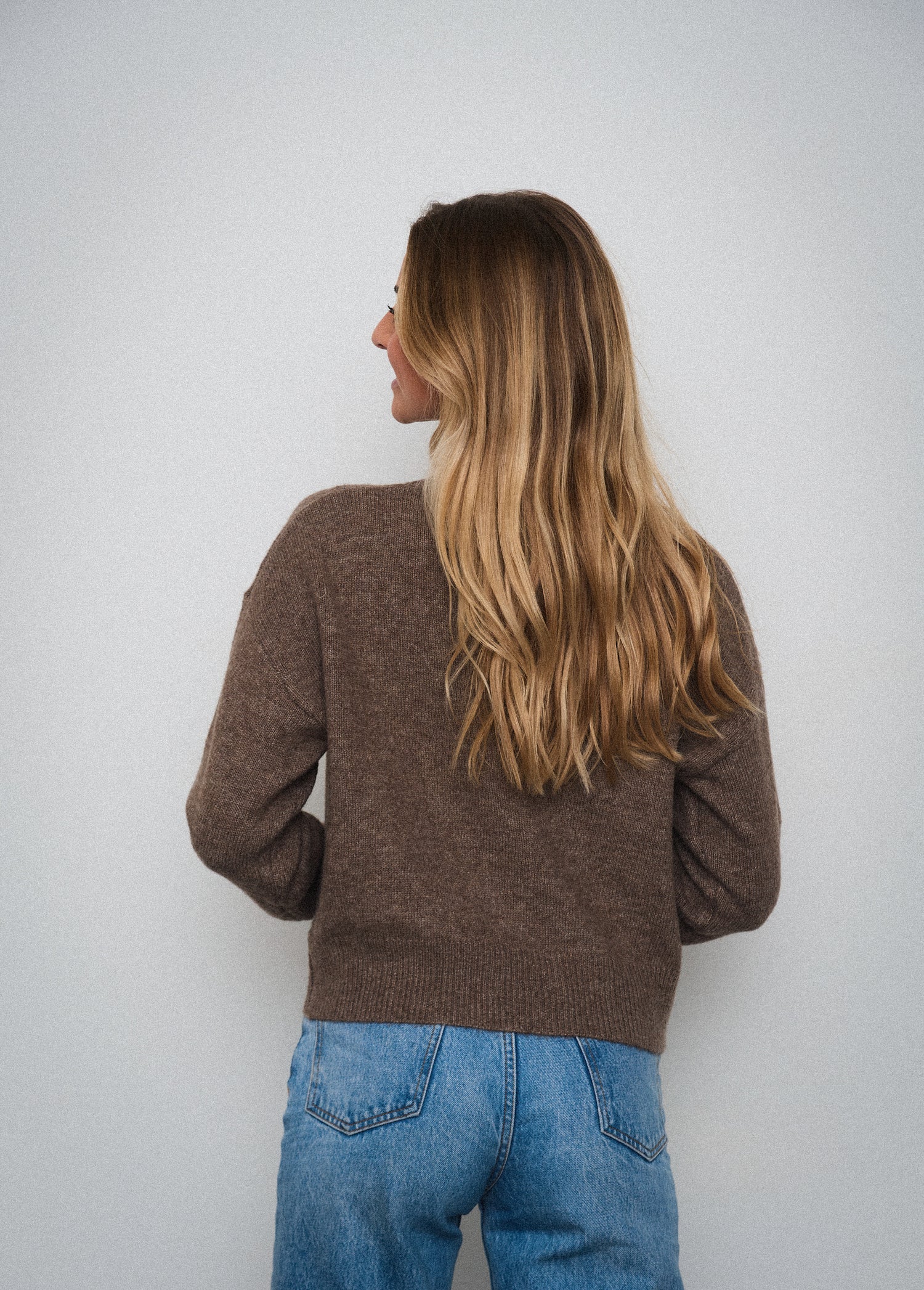 Rachel taupe - Pull doux