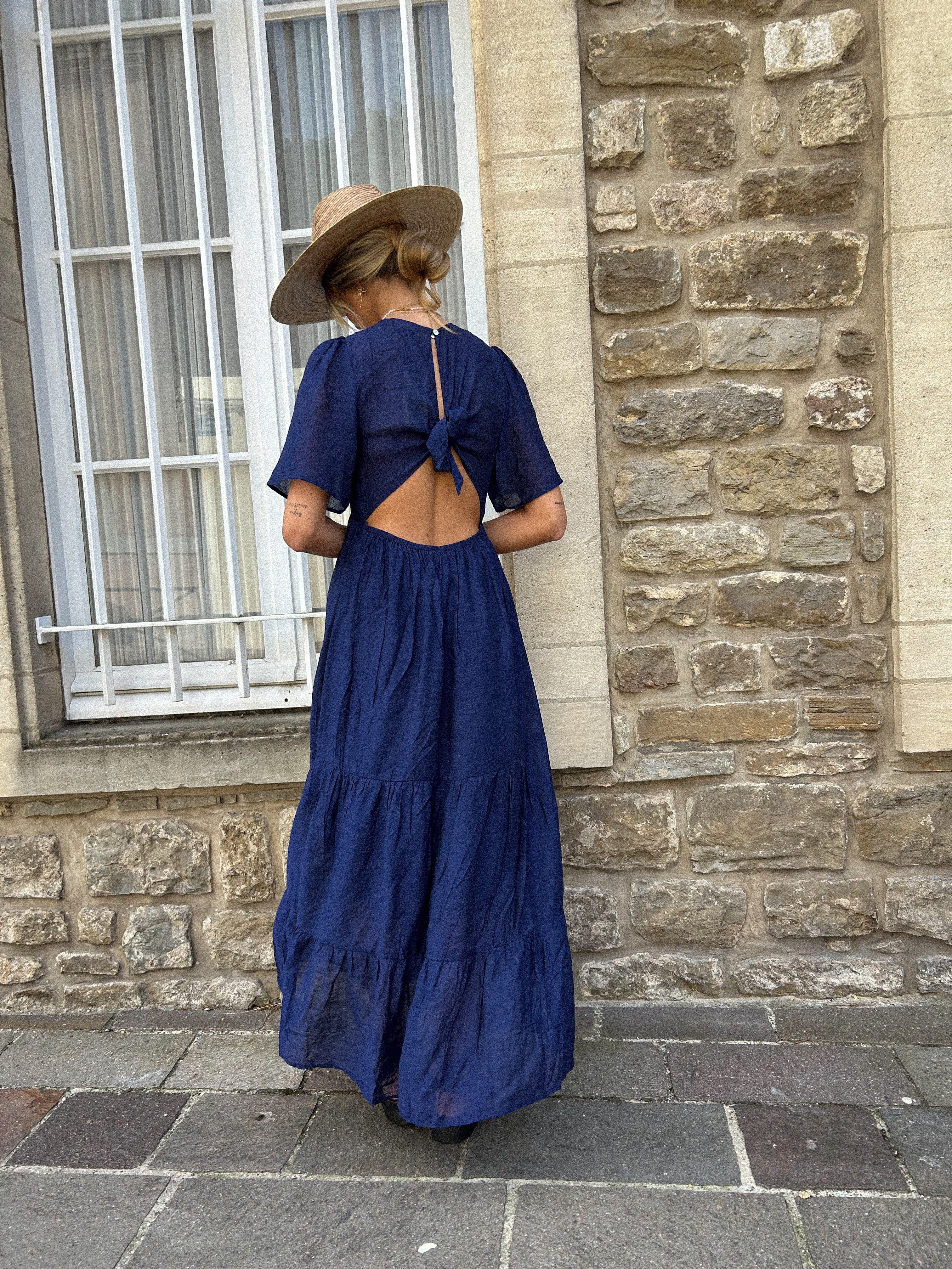 Lisyane bleue - Robe longue