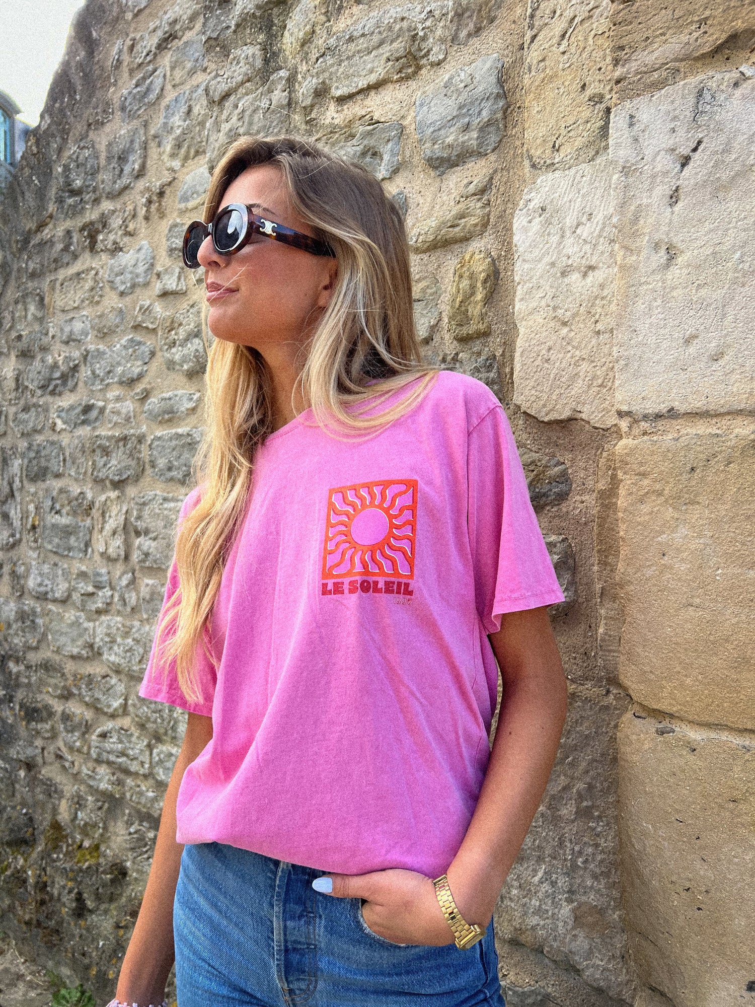 Sund rose - T-shirt imprimé