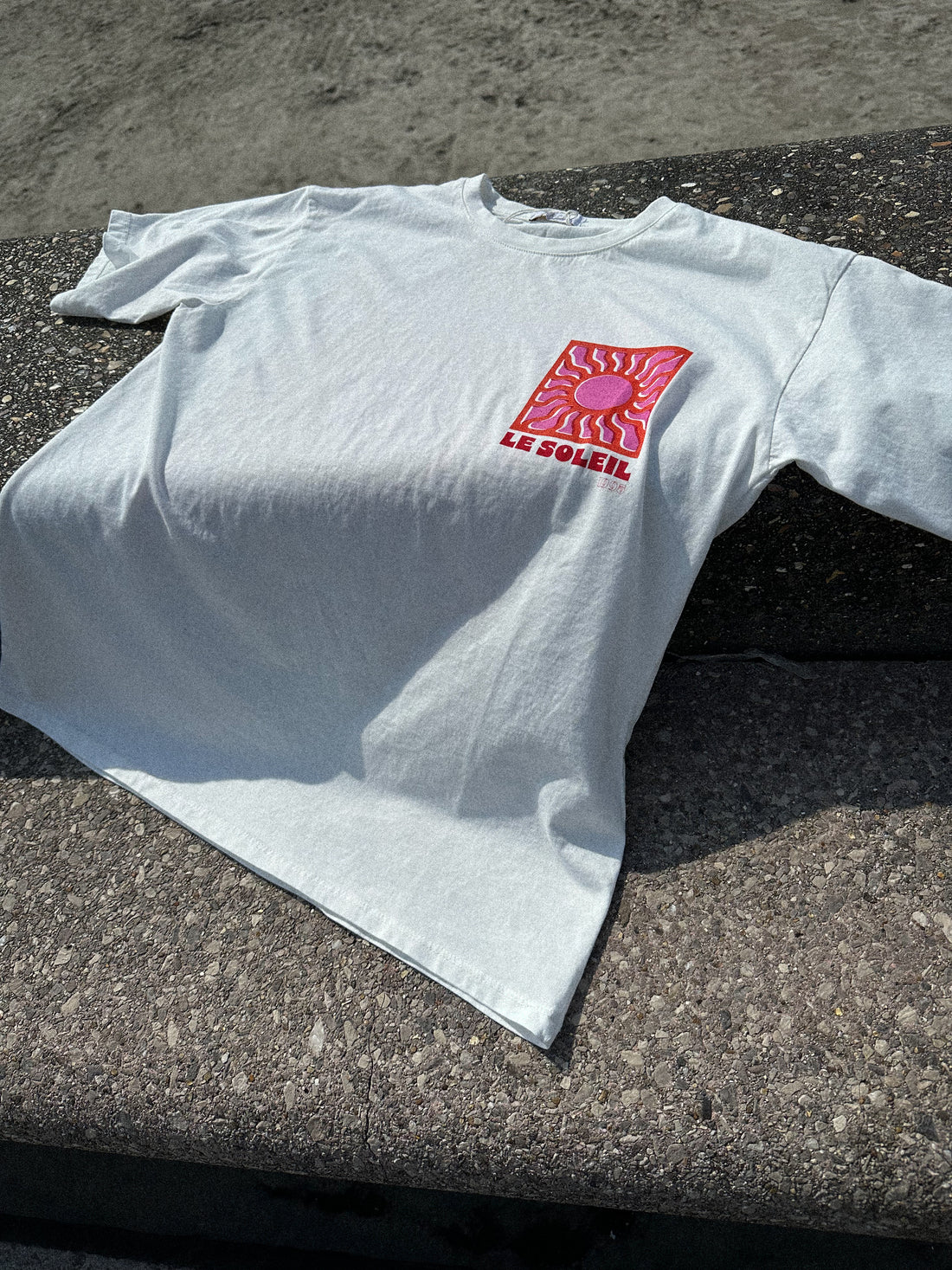 Sund blanc - T-shirt imprimé