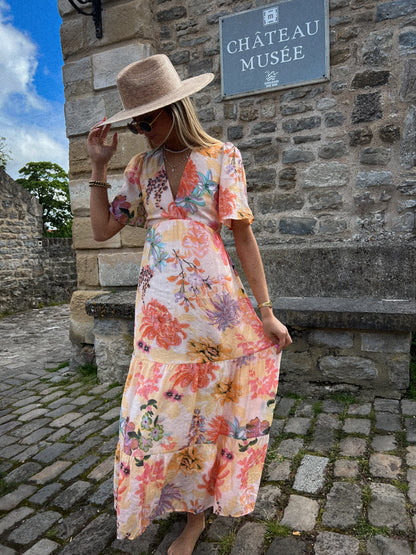 Lisyane fleurie - Robe longue