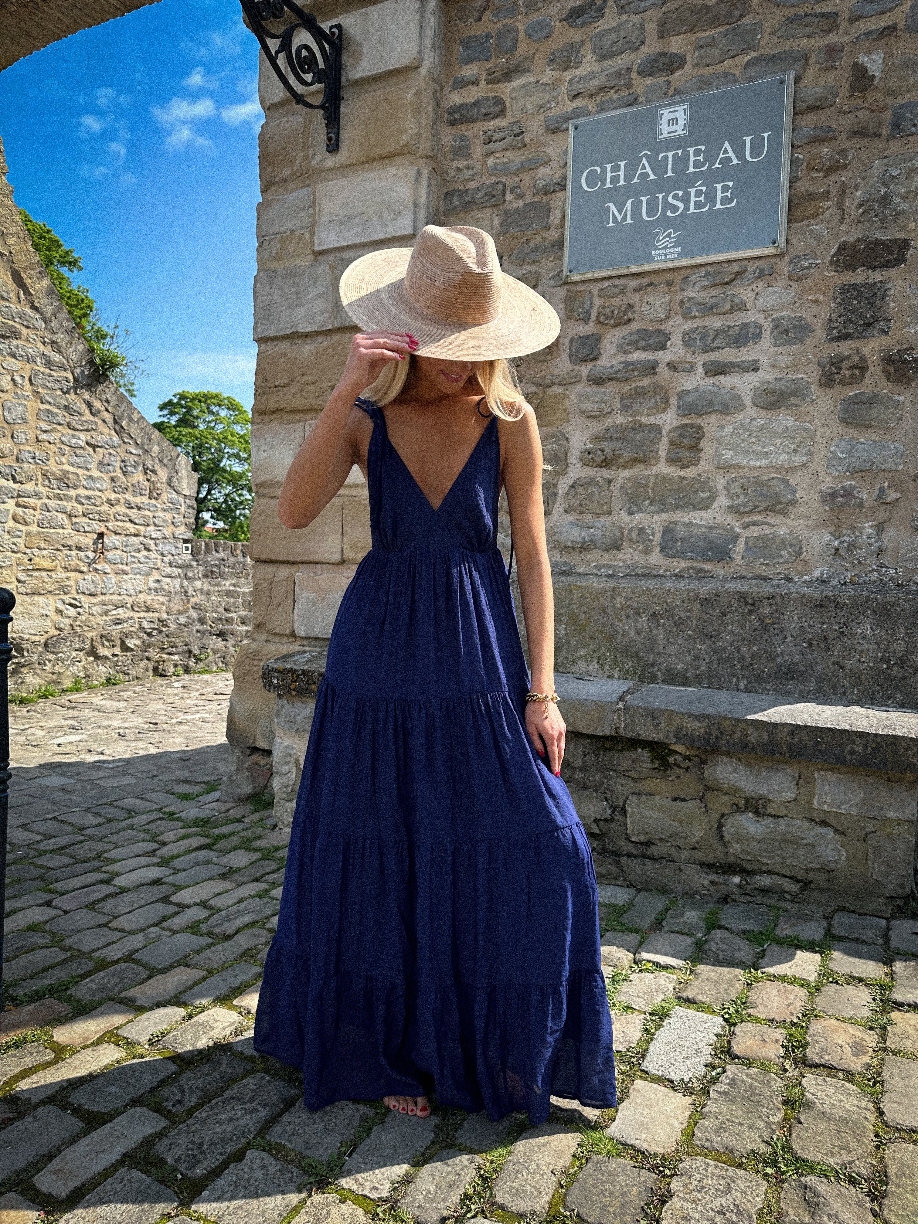 Danyelle bleue - Robe longue