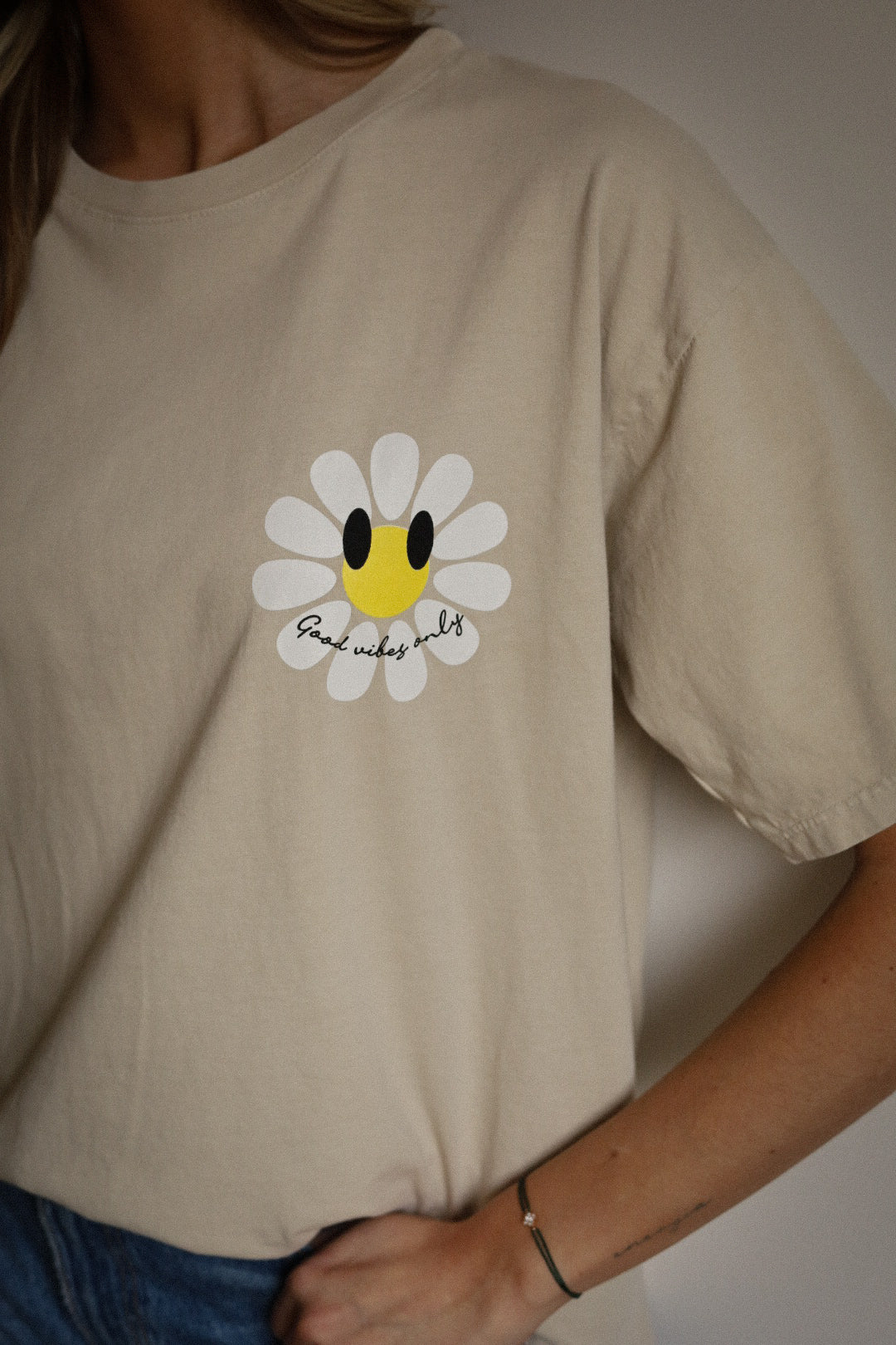 Chase beige - T-shirt fleur