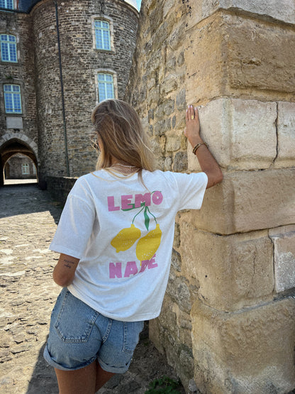 Lemon blanc - T-shirt imprimé