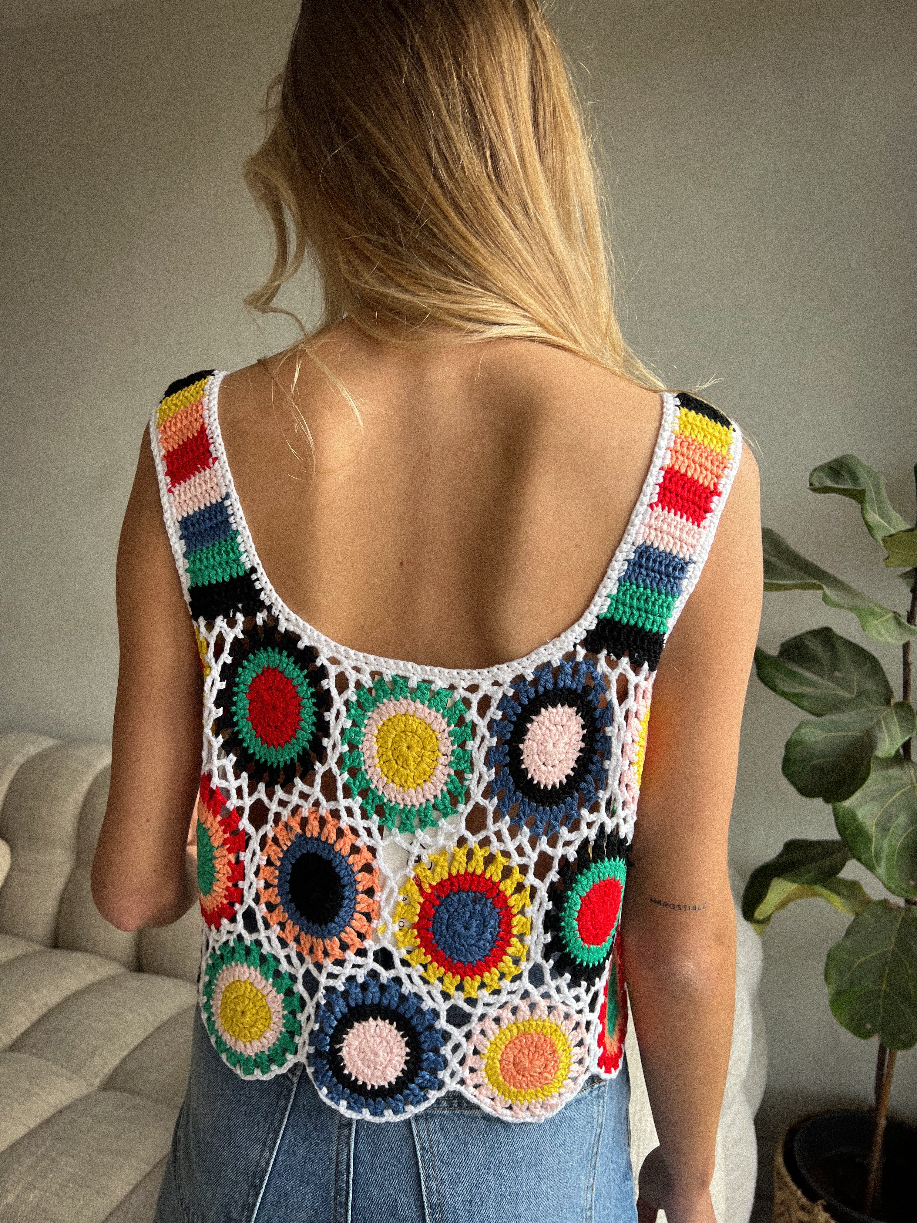 Bali coloré - Top crochet