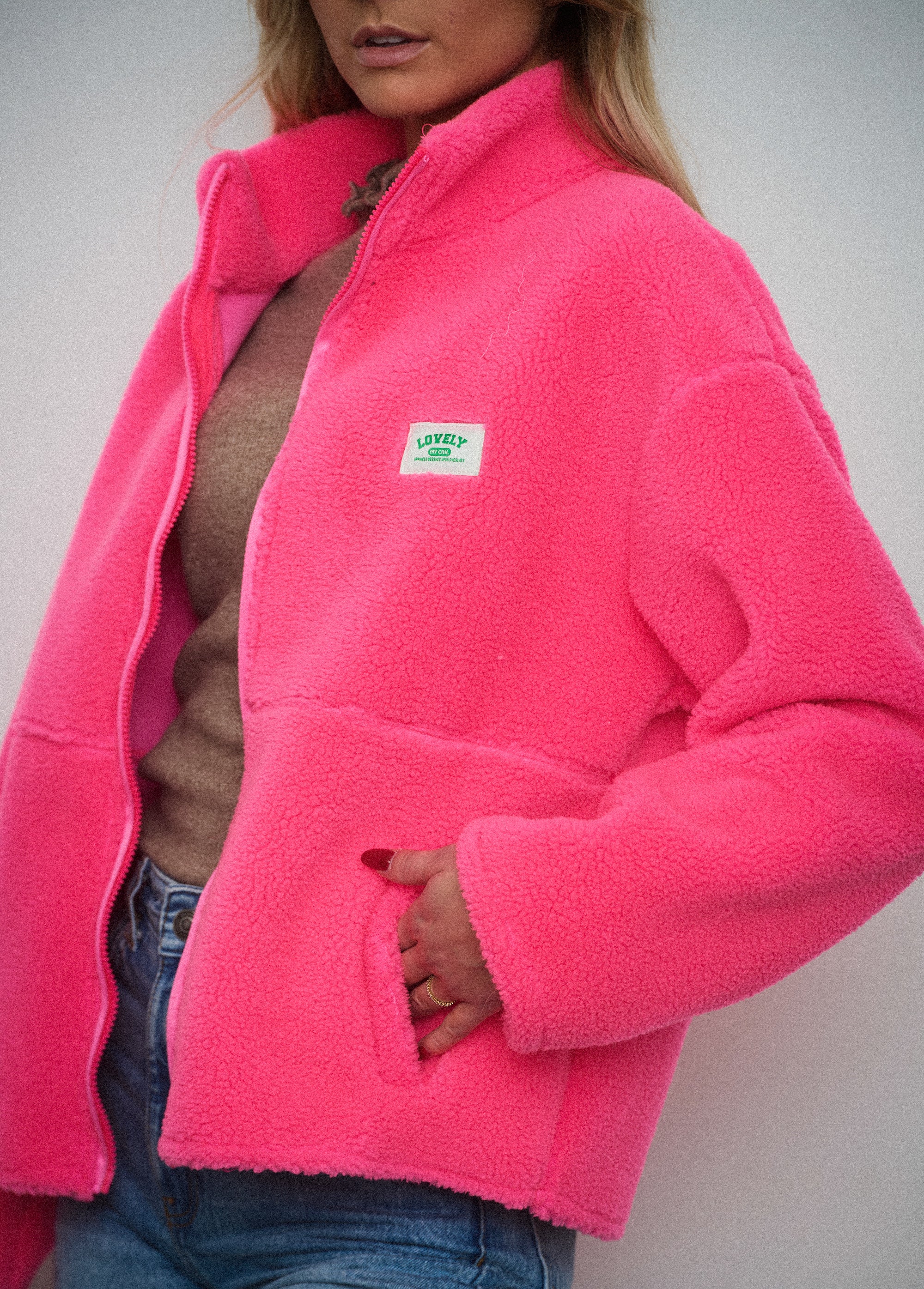 Ody rose - Veste polaire