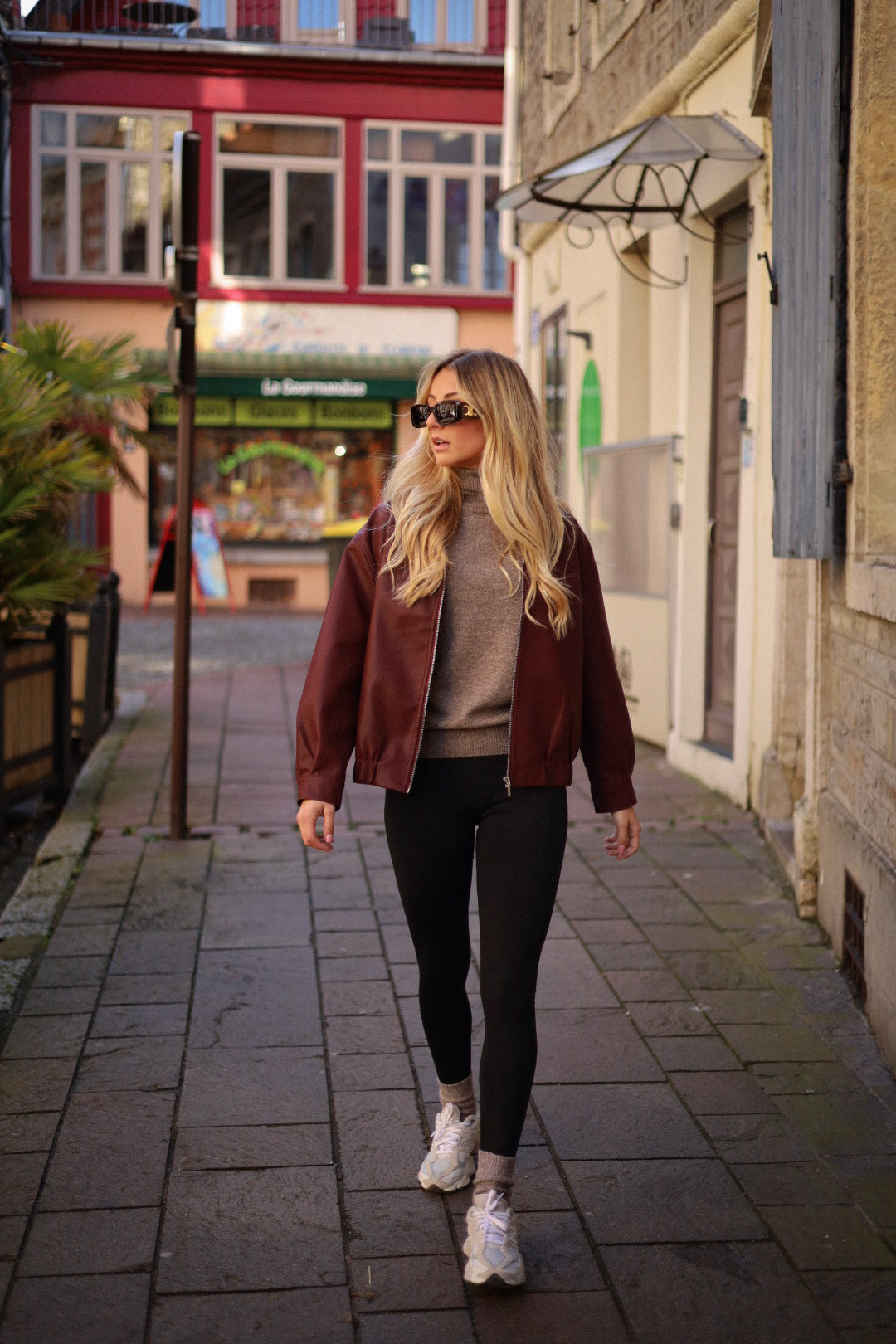 Ami bordeaux- Veste bomber