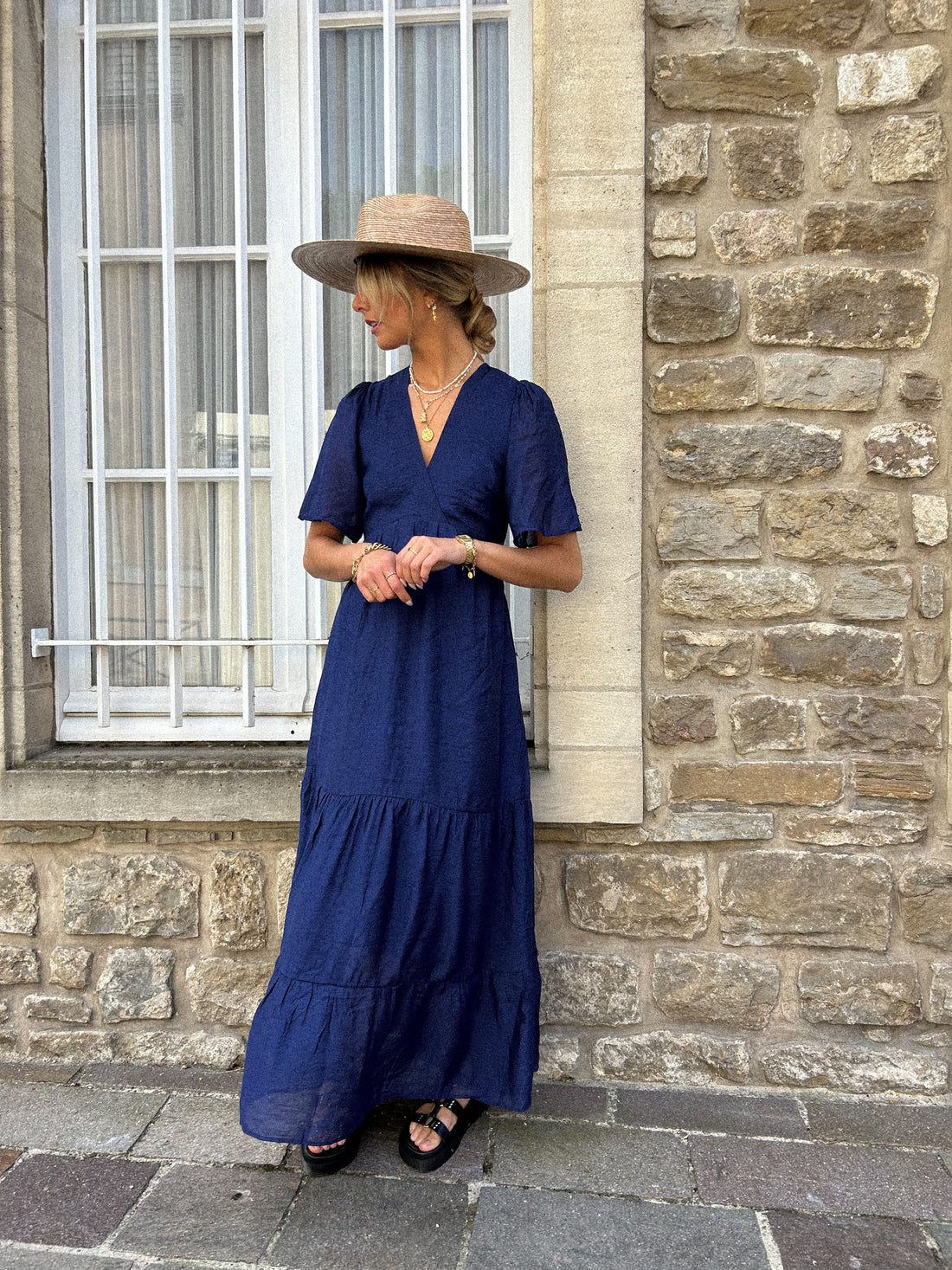 Lisyane bleue - Robe longue