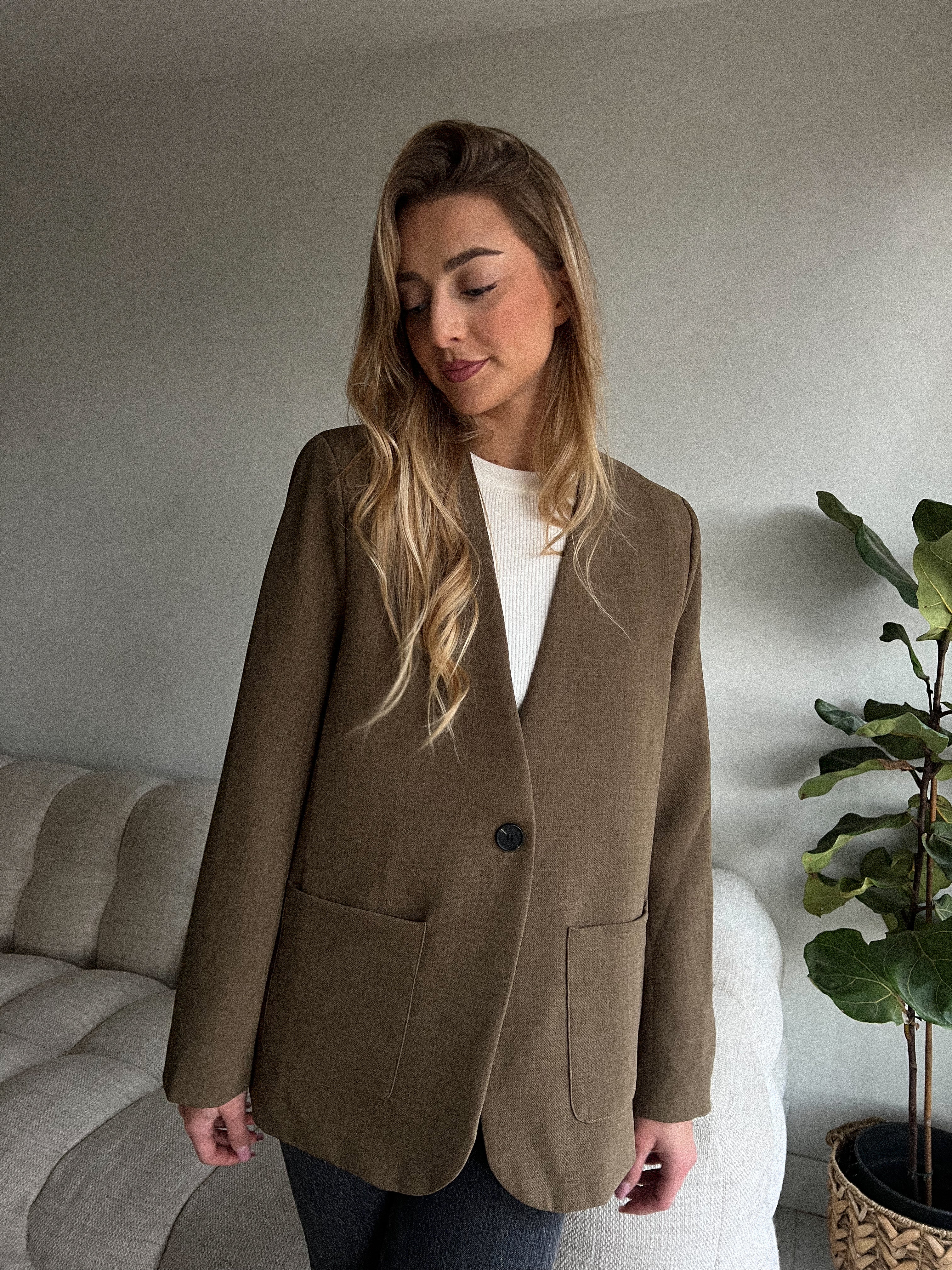 Selma kaki - Veste blazer