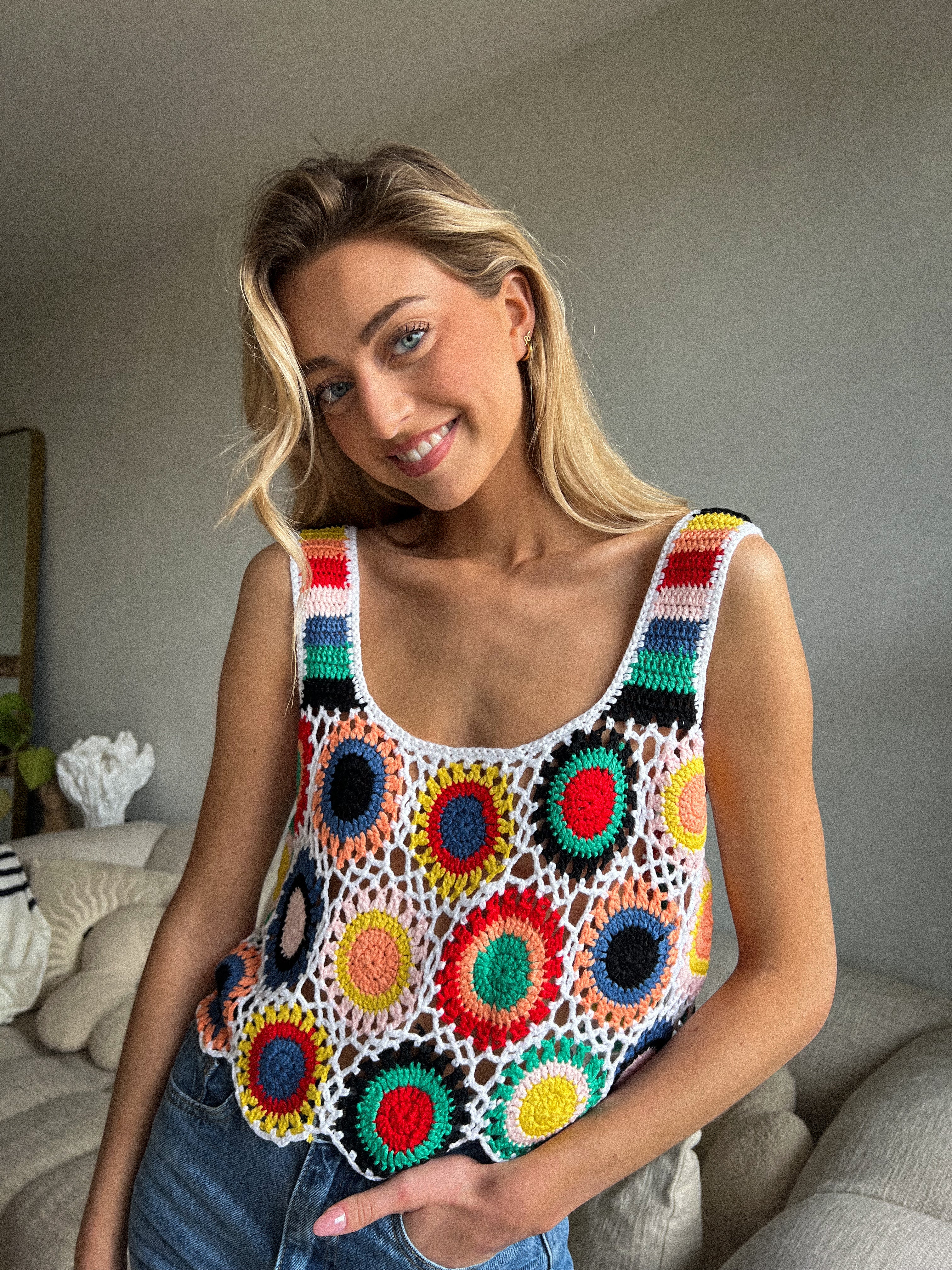 Bali coloré - Top crochet