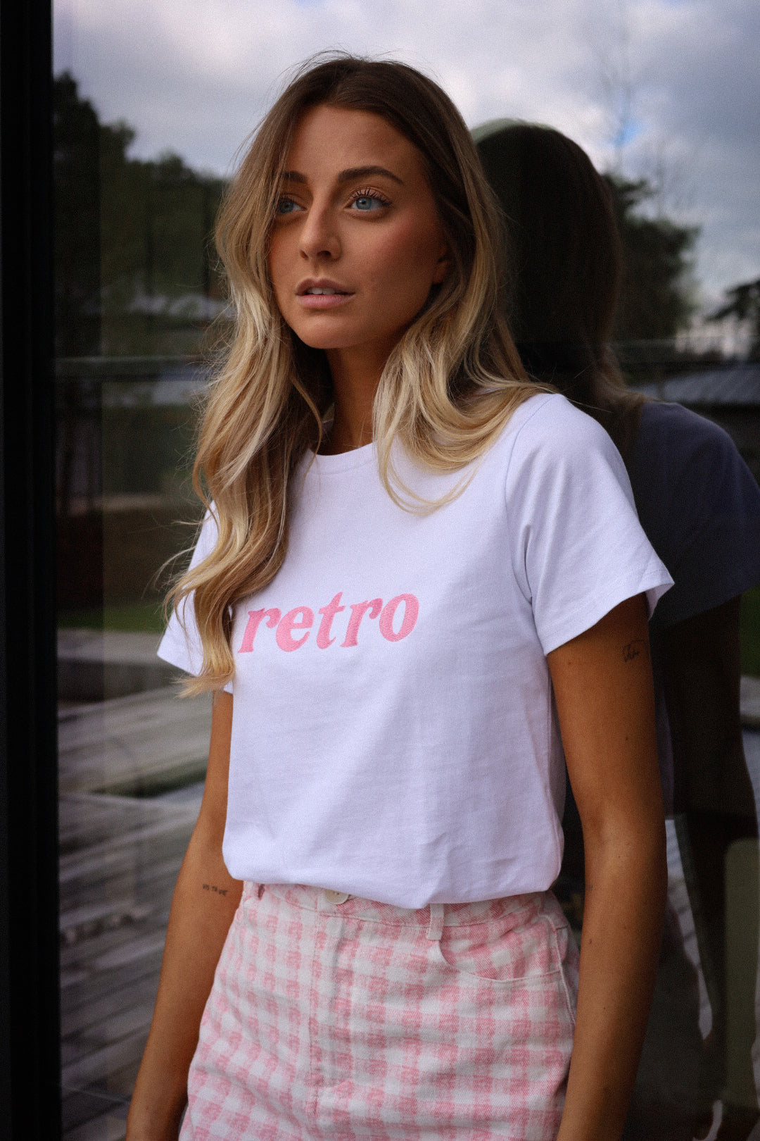 Stella blanc - T-shirt retro