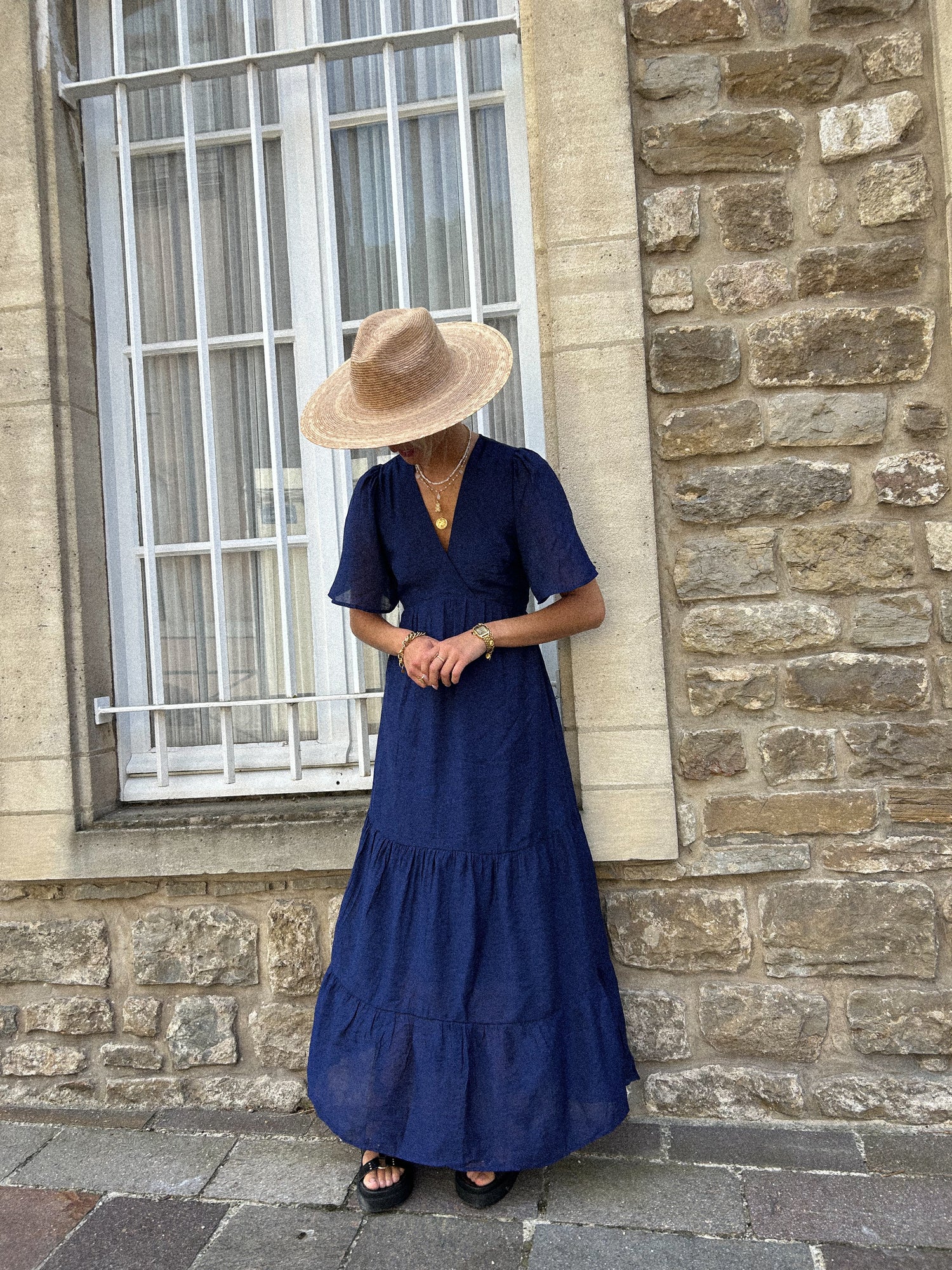 Lisyane bleue - Robe longue