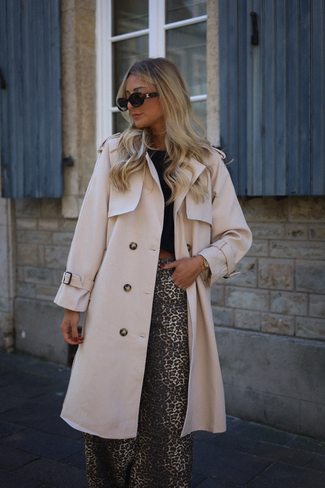 Cara beige - Trench mi-long