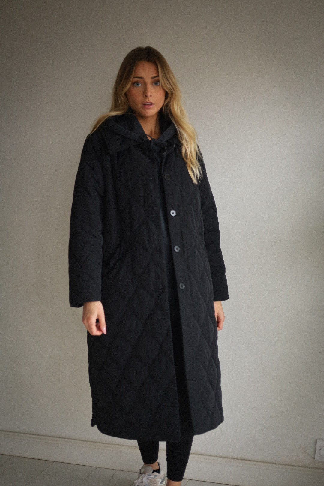 Montaine noir - Manteau long