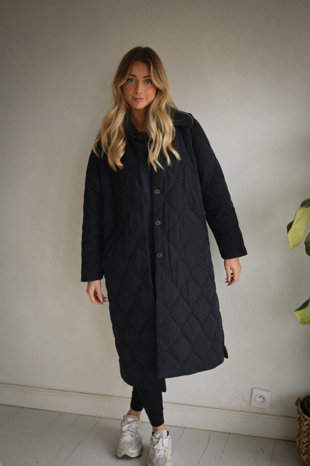 Montaine noir - Manteau long