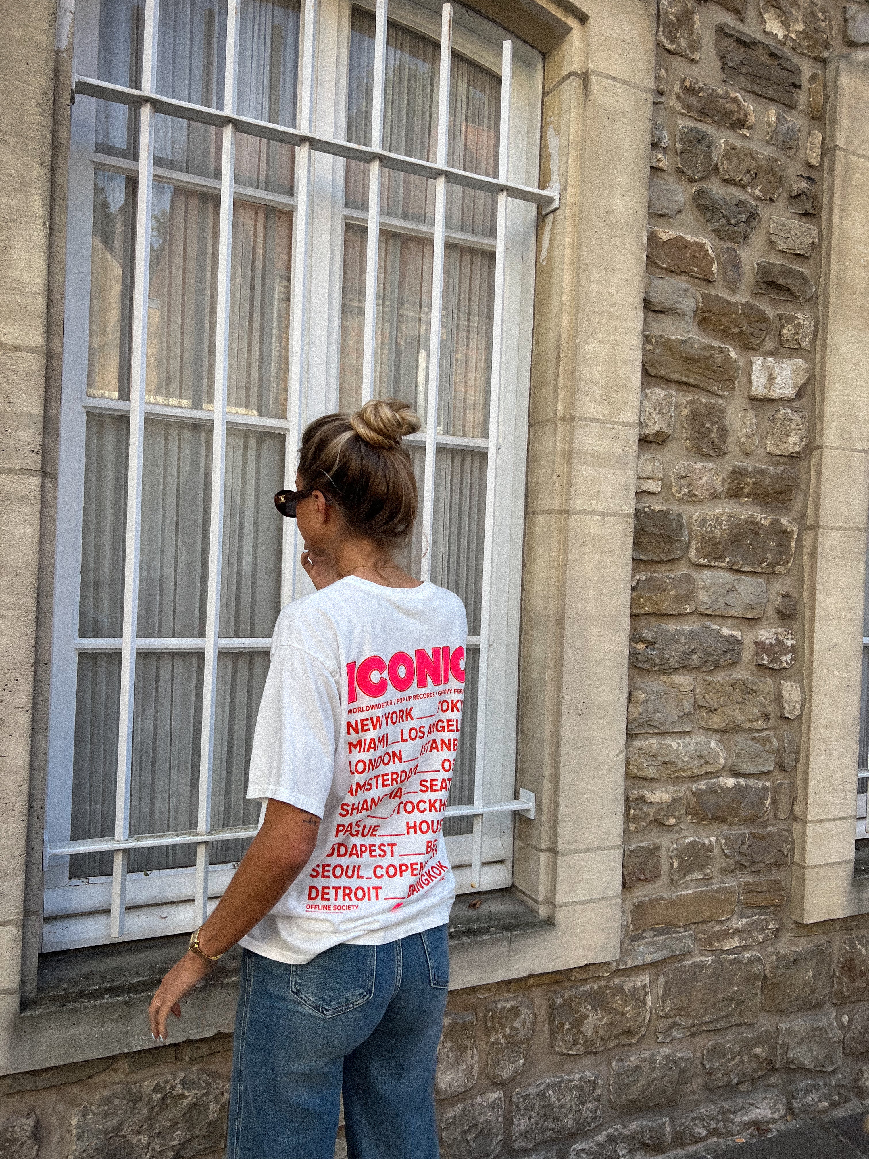 Iconic blanc - T-shirt imprimé