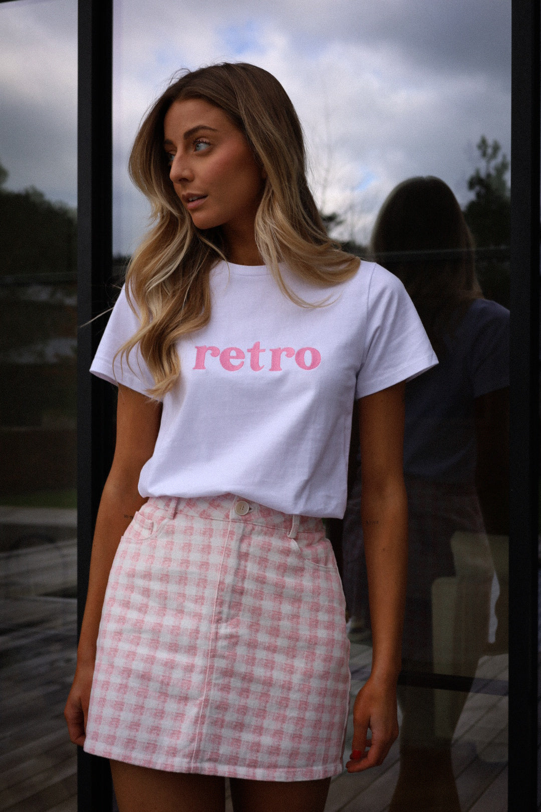 Stella blanc - T-shirt retro