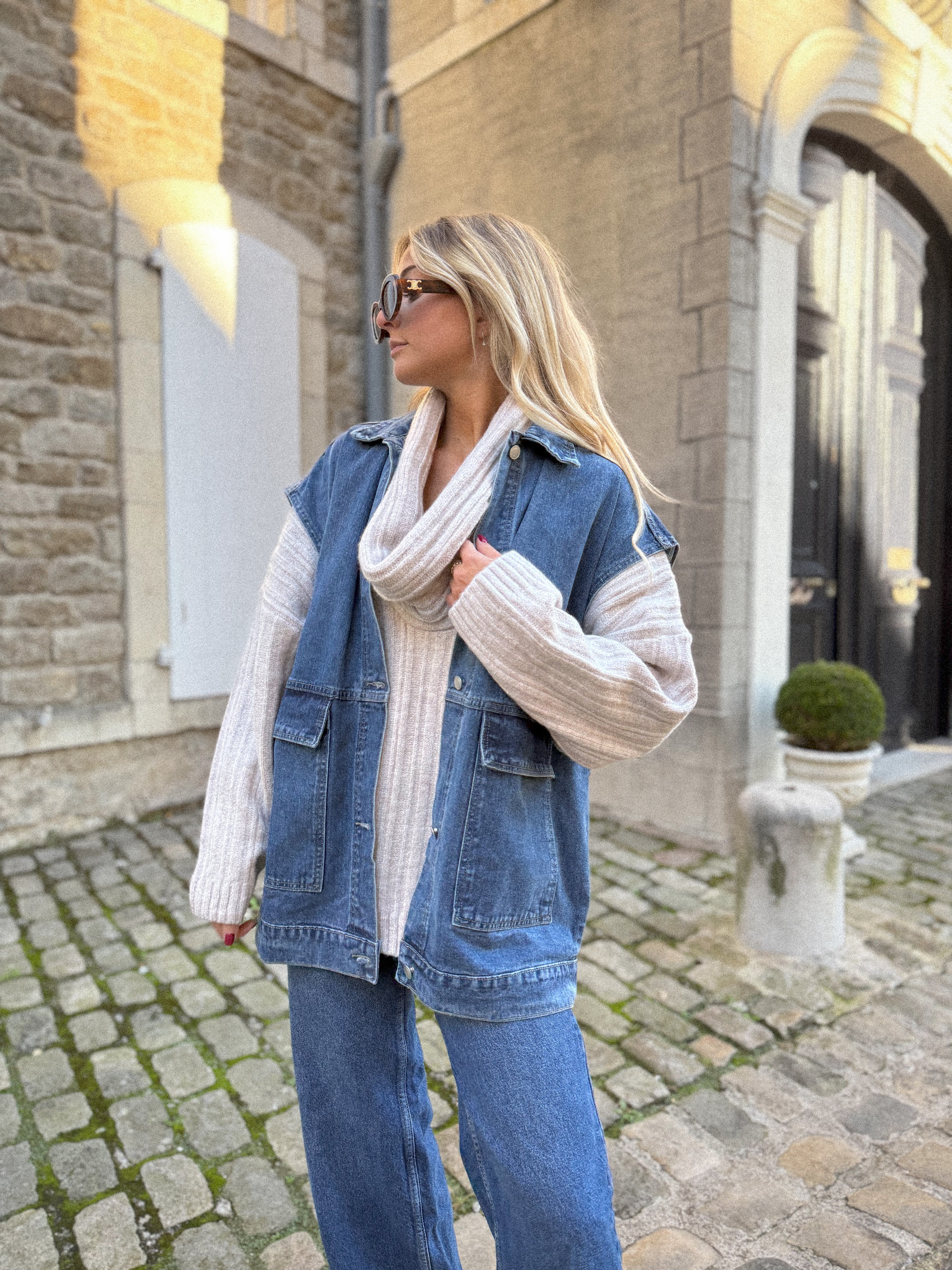 Marina bleue - Veste jean