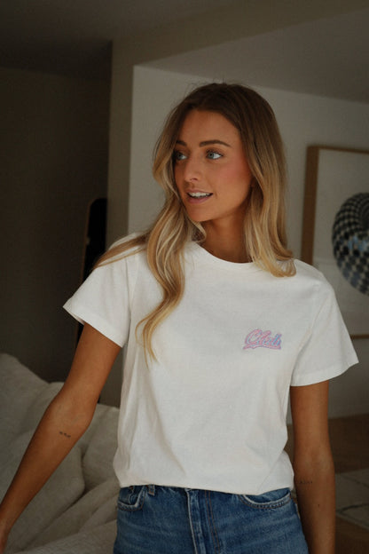 Aline blanc - T-shirt coton