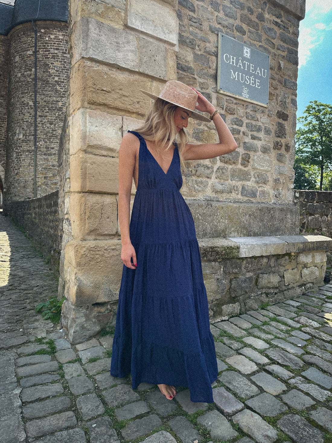 Danyelle bleue - Robe longue