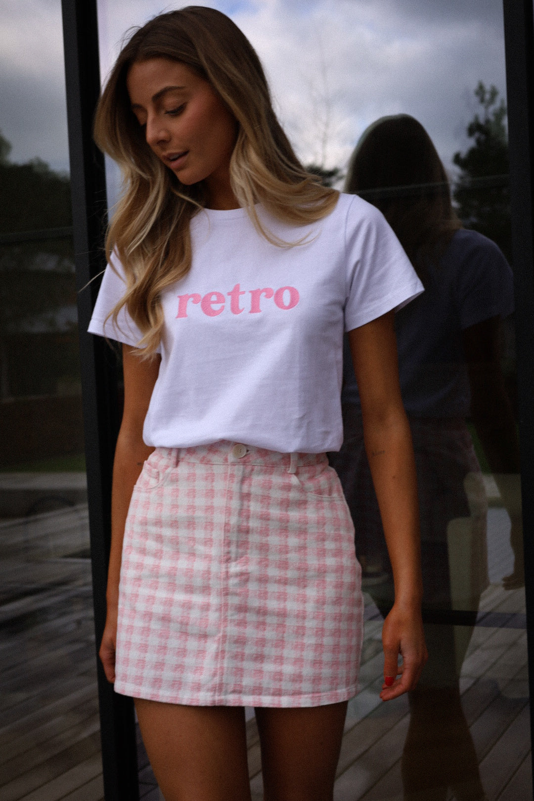 Stella blanc - T-shirt retro