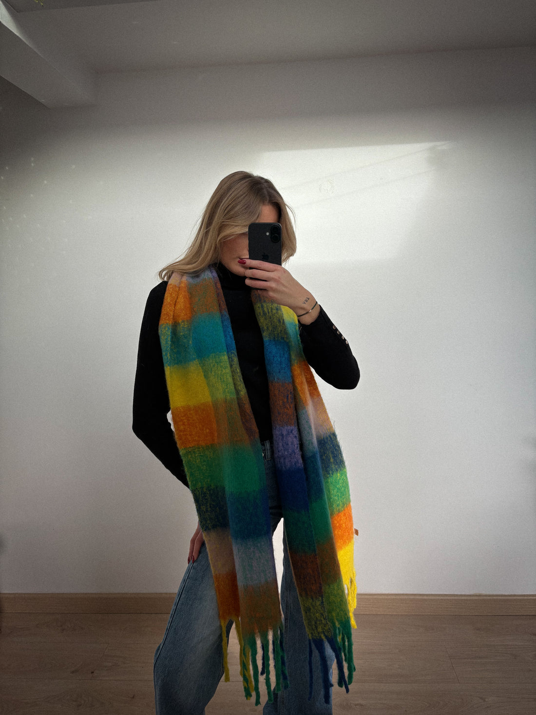 Come colorée - Écharpe oversize