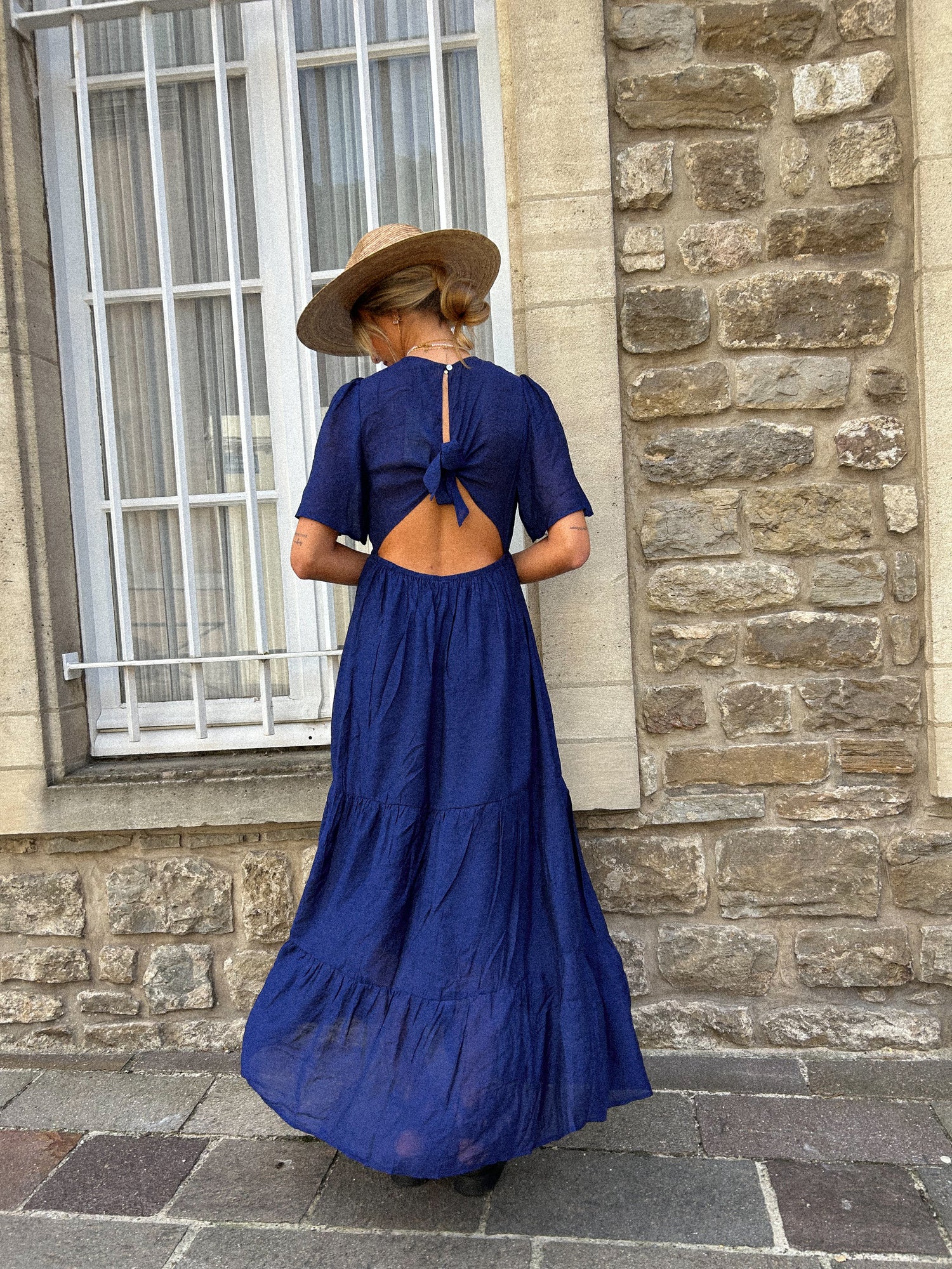 Lisyane bleue - Robe longue