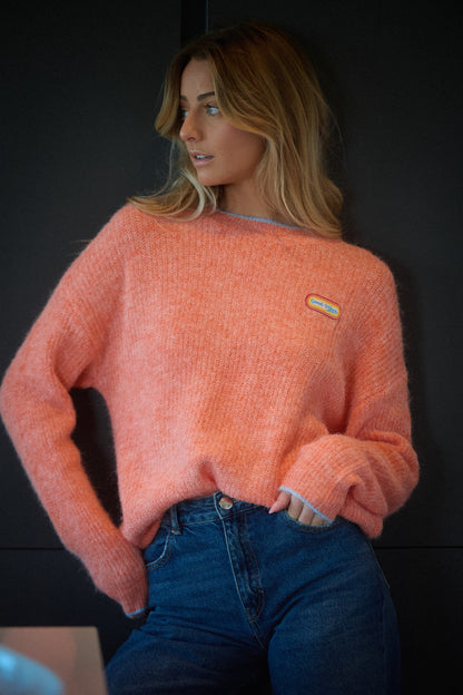 Donna orange - Pull doux