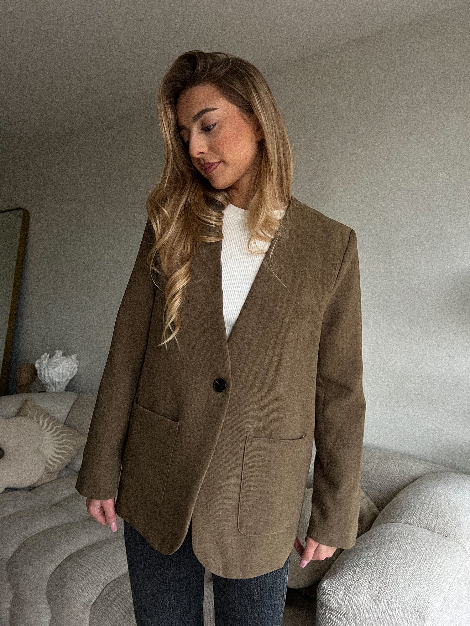 Selma kaki - Veste blazer