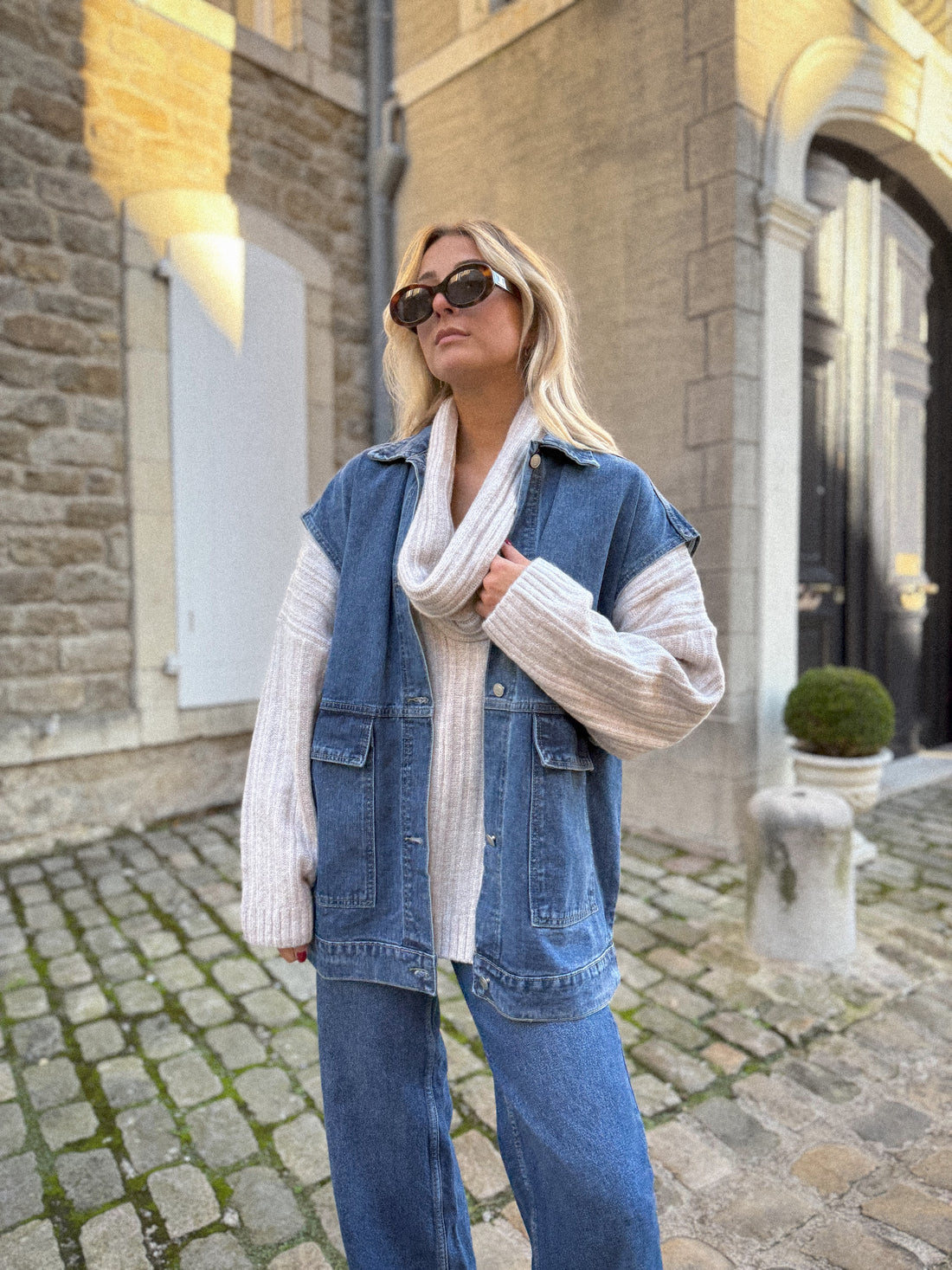 Marina bleue - Veste jean